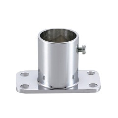 パイプソケット クロームメッキ Φ25mm用 TO-164S | 業務用厨房部品