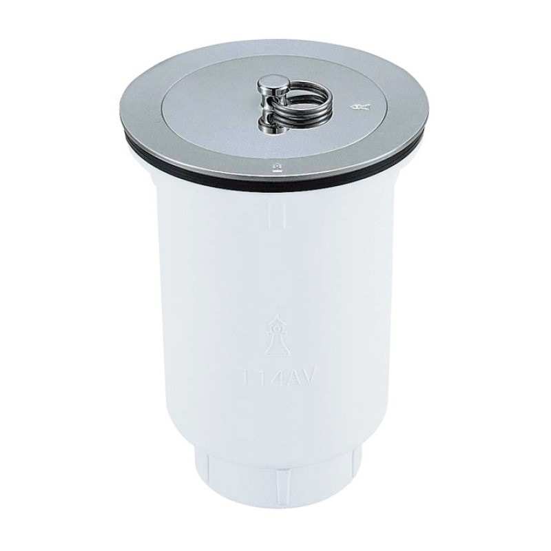 【取寄品】金属製流し用耐熱樹脂製流しトラップ(JIS型) 呼び径40(SGP･VP) T14AVt