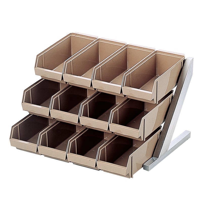 スマートオーガナイザー 3段4列(12ヶ入) ホワイト/62-6524-08 スマートオーガナイザー 3段3列(9ヶ入) ホワイト⁄62-6524-03 遠藤商事