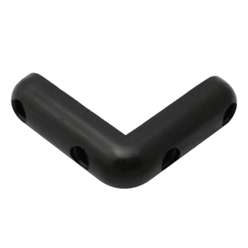 L型コーナーゴム 甲丸型 黒 TO-203NBC