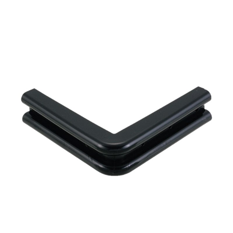 L型コーナーゴム 塩ビ製 大 黒 TO-203PB