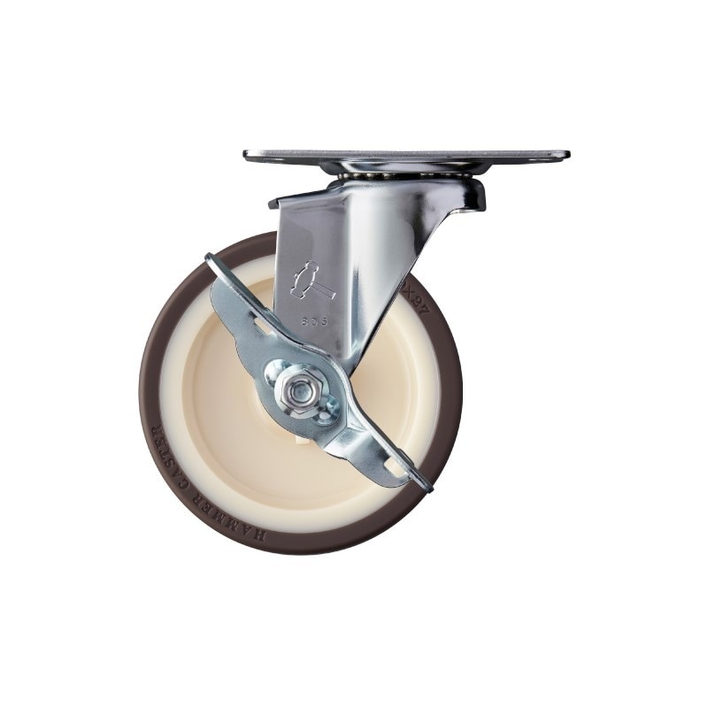 4個セット】ハンマーキャスター 固定・旋回式ウレタン車輪