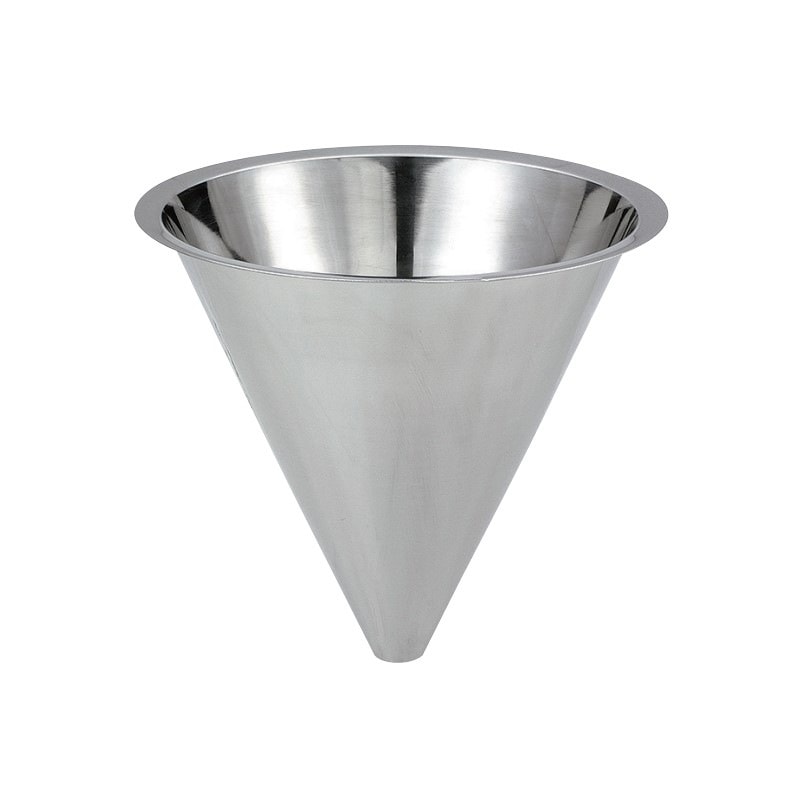 18-8 テーパー型フランジ付ホッパー(ヘルール2.0S付) 容量約11.5L RWOS