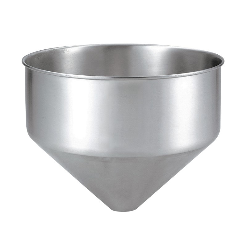 個人宅配送不可】【受注生産品】18-8 浅型ホッパー 底部穴無 容量約64L