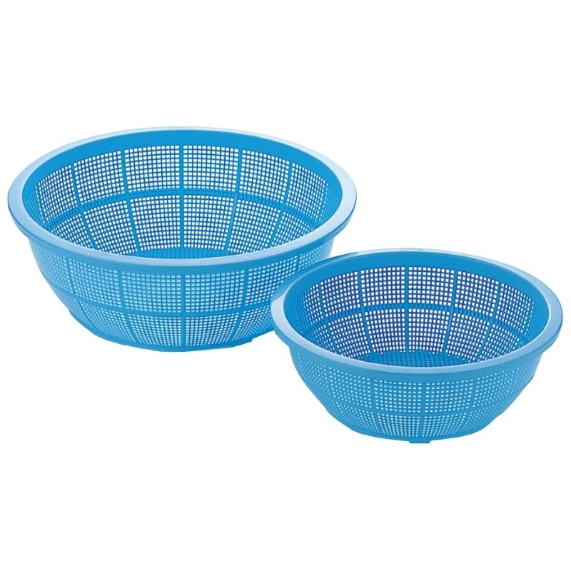 イケダ DX丸ざる　ブルー