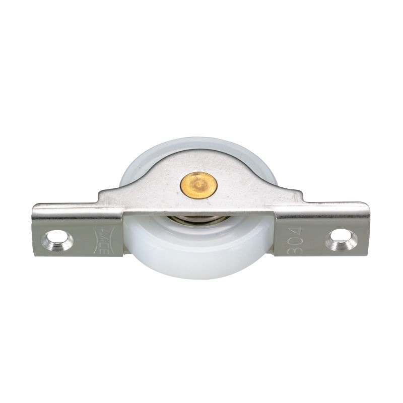 ステン枠ベアリング入 ジュラコン<sup>®</sup>戸車 丸型 40mm TO-174NS-M40