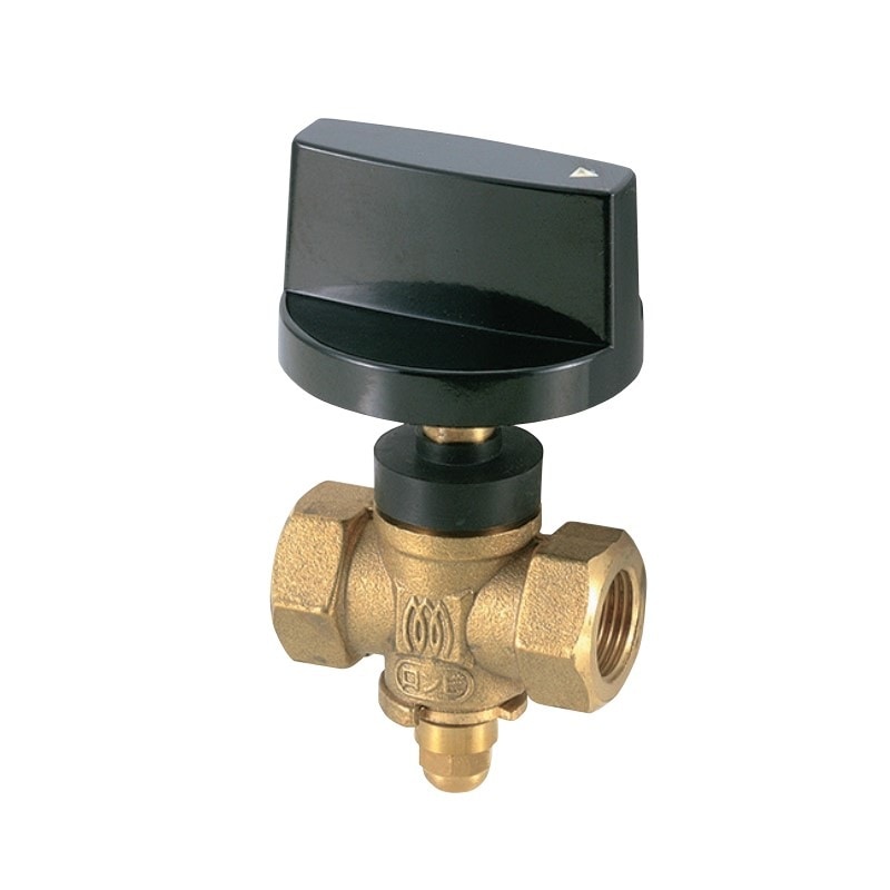 中間内蔵型ガスコック Rc3/8×Rc3/8 TO-824