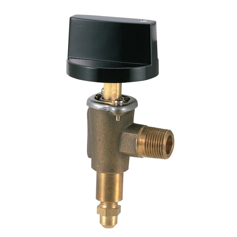 レンジコック 長ノズル仕様 R1/4 LPガス・13A(都市ガス)共用 TO-827