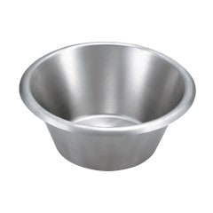 18-8 テーパー型平底シンク Φ330×H115mm SH-3308CP