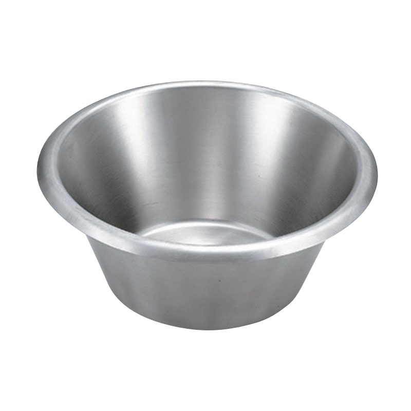 18-8 テーパー型平底シンク Φ330×H115mm SH-3308CP