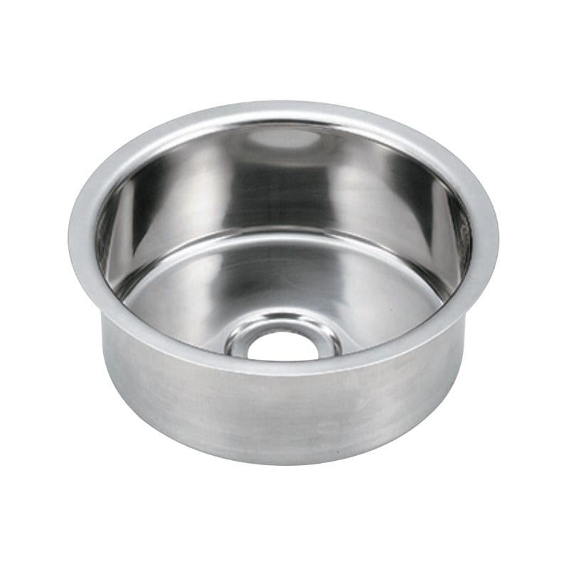 しずっこ  18-8 丸型平底シンク Φ370×H130mm SH-5933 | シンクトップ,丸型シンク