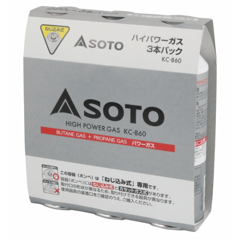 SOTO ハイパワーガス(3本組)　KC-8601