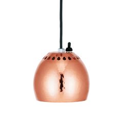 丸型ランプウォーマー コロン 銅 ペンダントタイプ 手元スイッチ付 SL-178D1