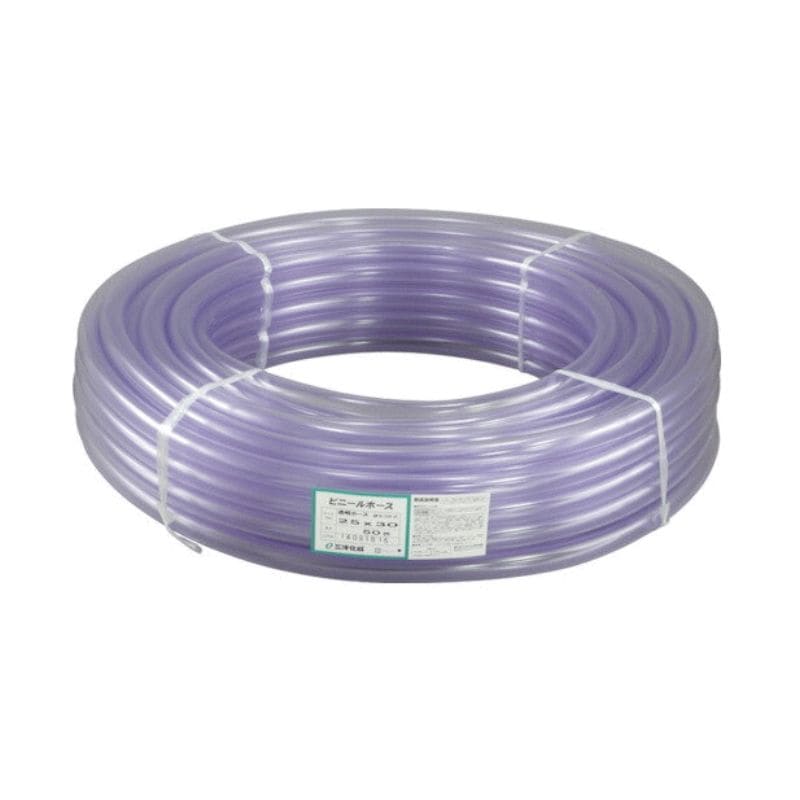 【取寄品】透明ホース 50mカセ巻 クリアー