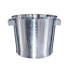 取寄品】18-8 目盛付バケツ 固定取手 約15L SH-641B-W | SUGICO