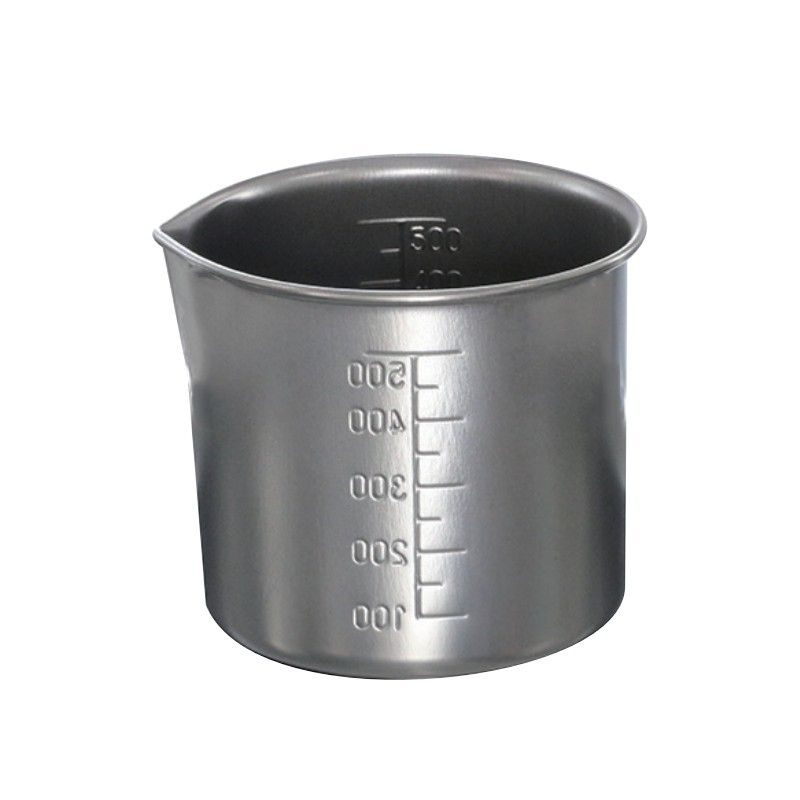 【取寄品】チタン 計量カップ(ビーカー) 口付 手無 約200cc TN-632