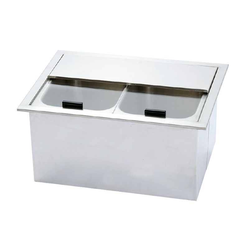 【取寄品】2槽式アイスビン SIB-65WB