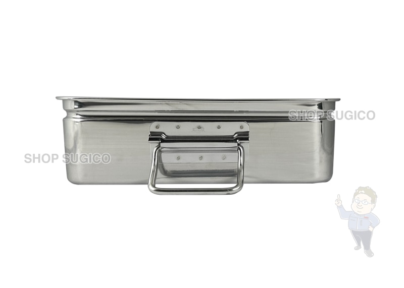 18-8 番重バット(丸棒取手付) 中 深型11cm SH-4735-11H | SUGICO