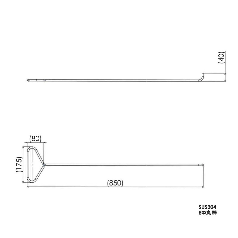引掛け棒 DB510PL【STD510PL専用】