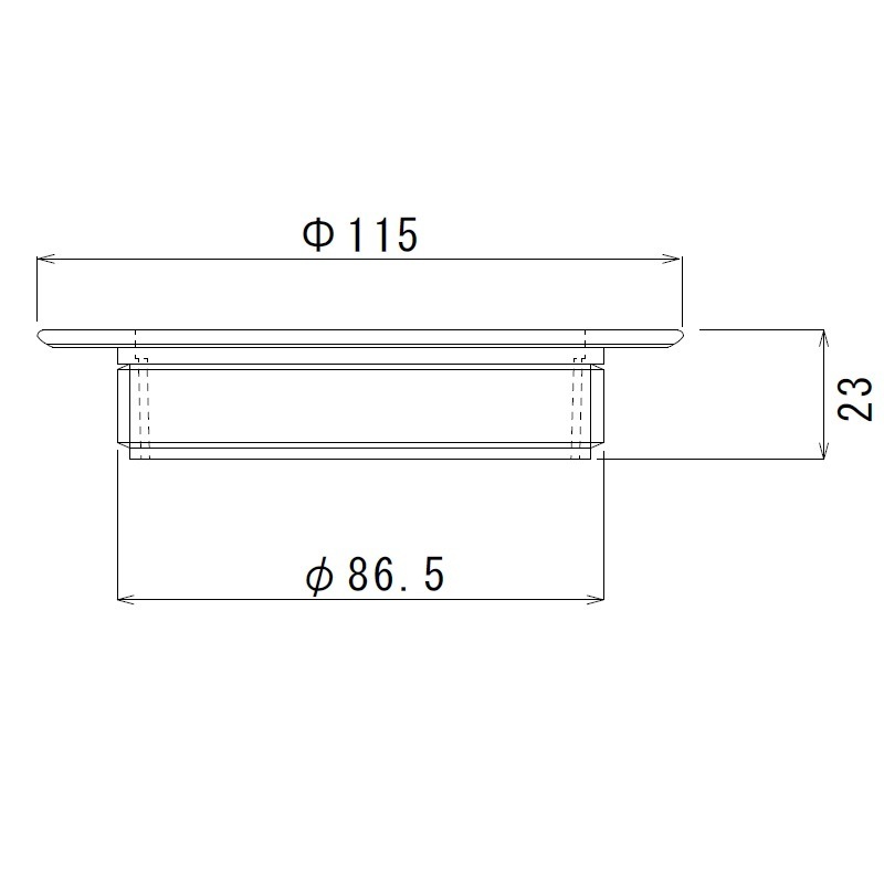 トラップ用フランジ TO-196FLG(S) | キッチン用排水部品 | SHOP SUGICO