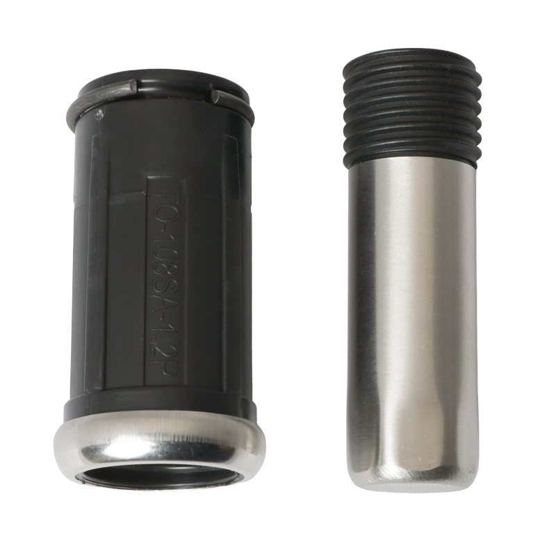 丸パイプ用樹脂アジャスト脚 Φ38×板厚1.2mm用 最短28mm 最長70mm TO-108SA-12P