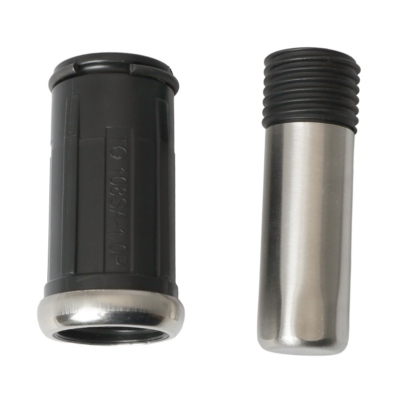 丸パイプ用樹脂アジャスト脚 Φ38×板厚1.0mm用 最短28mm 最長70mm TO-108SA-10P