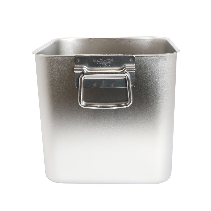 HACCP】18-8 深型角キッチンポット 目盛・手付 20.0L SH-4227D