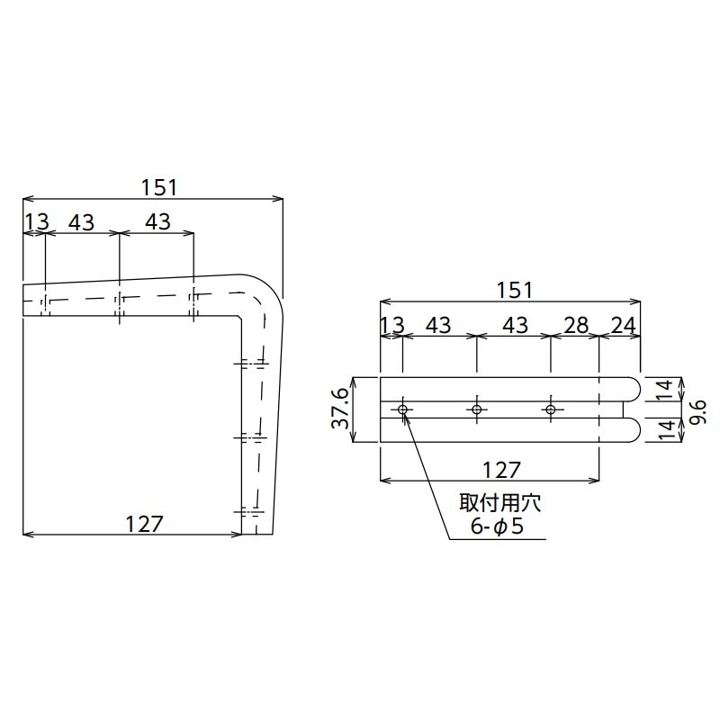 湘南ゴム　リビングサイズ 取寄品】L型コーナーゴム 大 黒 TO-203BCN | 業務用厨房部品,コーナー