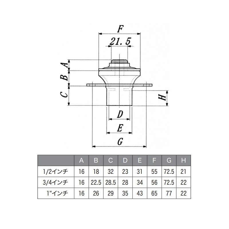 【取寄品】鋳物製レギュレーター(喚吸器) フランジ付 1/2インチ 1/8内ネジ TO-2003-1