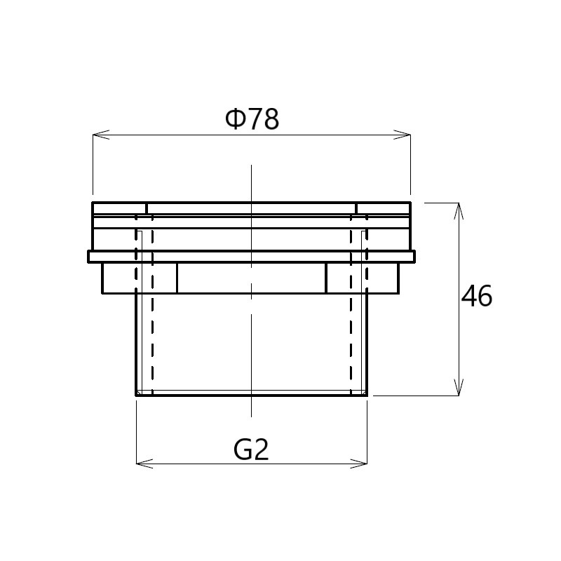 目皿栓 真鍮製 G2ネジ TO-183/50A | キッチン用排水部品 | SHOP SUGICO
