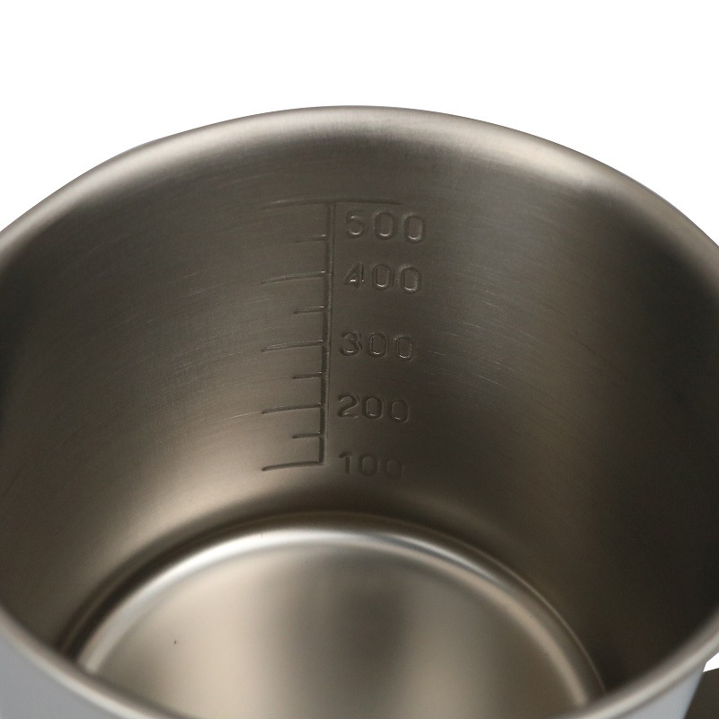 チタン 計量カップ(ビーカー) 口付 約500cc TN-634H | SUGICO ORIGINAL
