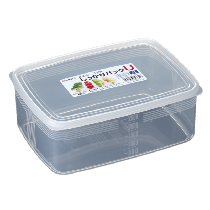 NAKAYAタッパー 食品用シール容器 ７個セットしっかりパック抗菌パック ヤマニ物産WEBカタログ / しっかりパック N