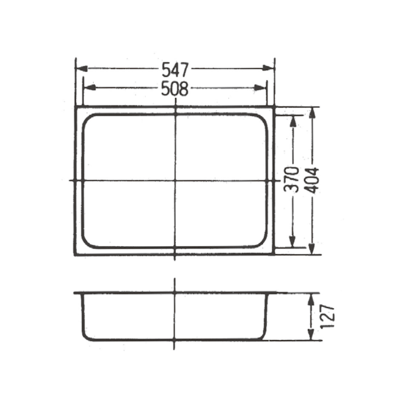 【取寄品】18-8ドロワーパン TO-104