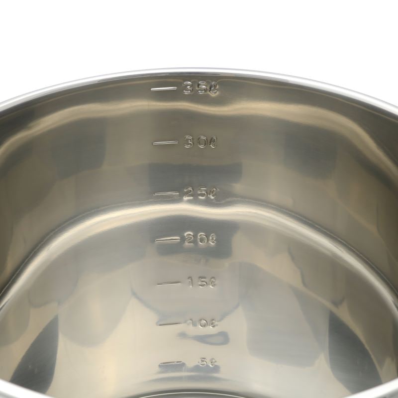 18-8 深型キッチンポット 目盛・手付 36.0L SH-4636 | SUGICO