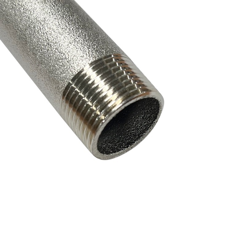 バーナー用ネジ付混合管(白ガス管) 1/2インチ 15A×320mm TO-817S
