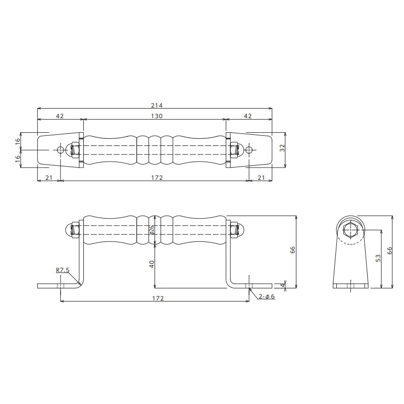 木製湯煎取手 TO-202 | 業務用厨房部品,内装部品,ラッチ・ハンドル