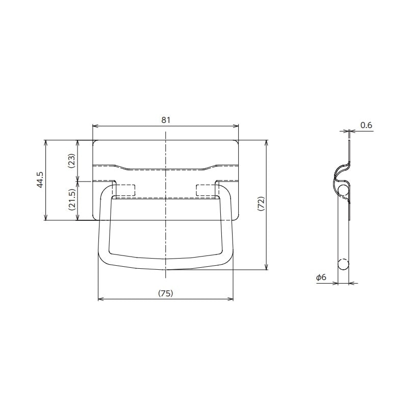 可動取手 2ヶ1組 TO-1000N | 業務用厨房部品,内装部品,ラッチ