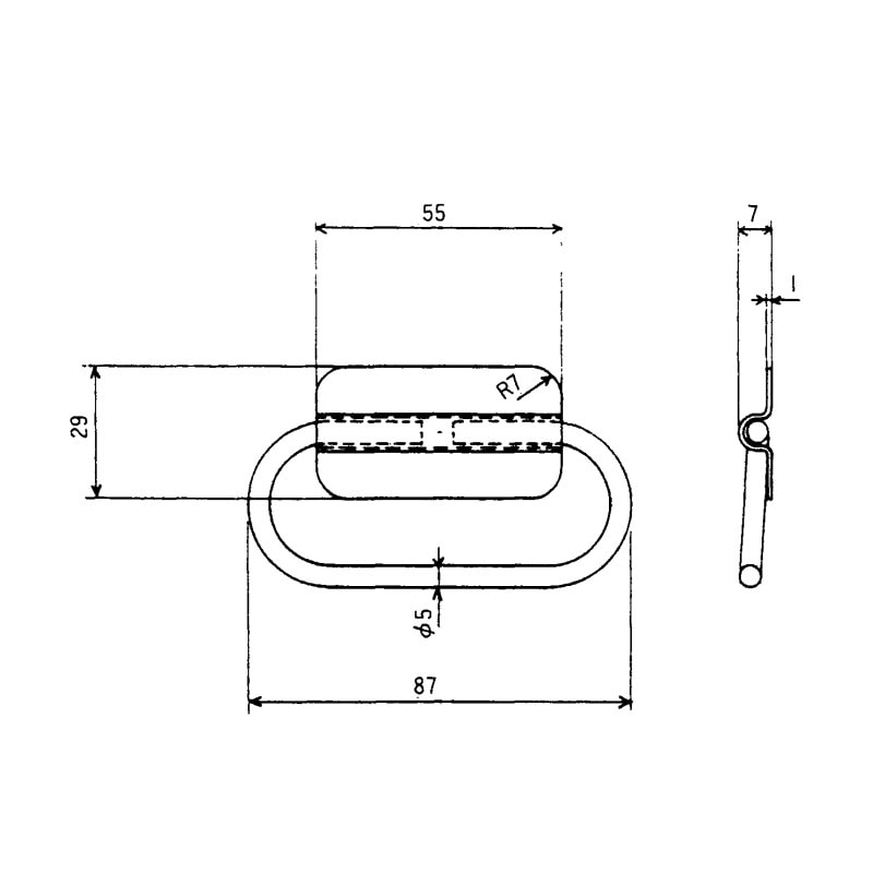 可動取手 2ヶ1組 TO-1000S | 業務用厨房部品,内装部品,ラッチ