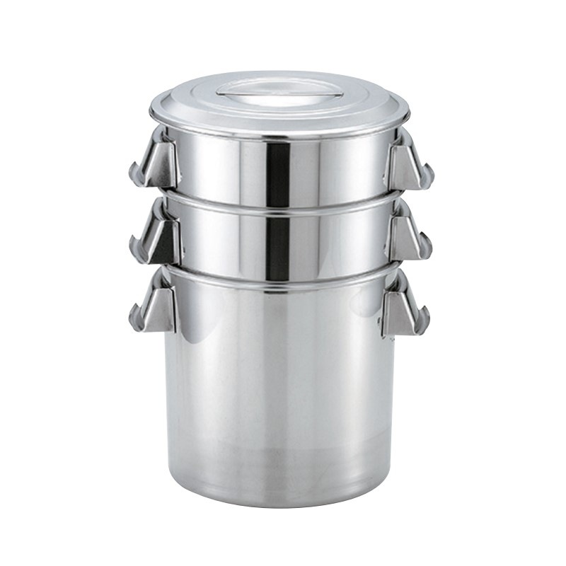 受注生産】18-8 テーパー型汎用容器 手付 25L TH-233 | SUGICO