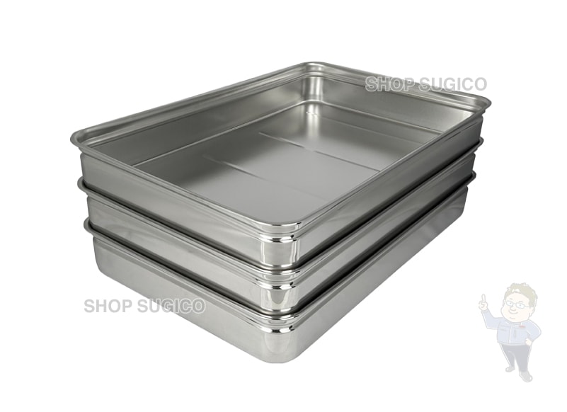 18-8 番重バット 大 浅型8cm SH-5537-08 | SUGICO ORIGINAL,番重