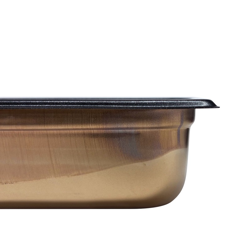 18-8 スーパーデラックスパン ノンスティック加工 1/3サイズ 深さ65mm SH-1632SWT