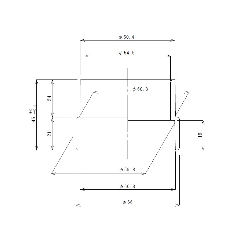 50A塩ビ管用ソケット TO-609-7 | キッチン用排水部品,その他部品