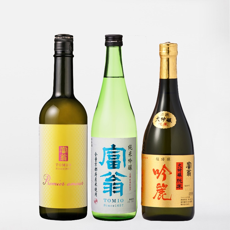 【母の日限定】プルミエアムール・全量京都産米・吟麗 720ml×3本セット【送料込】
