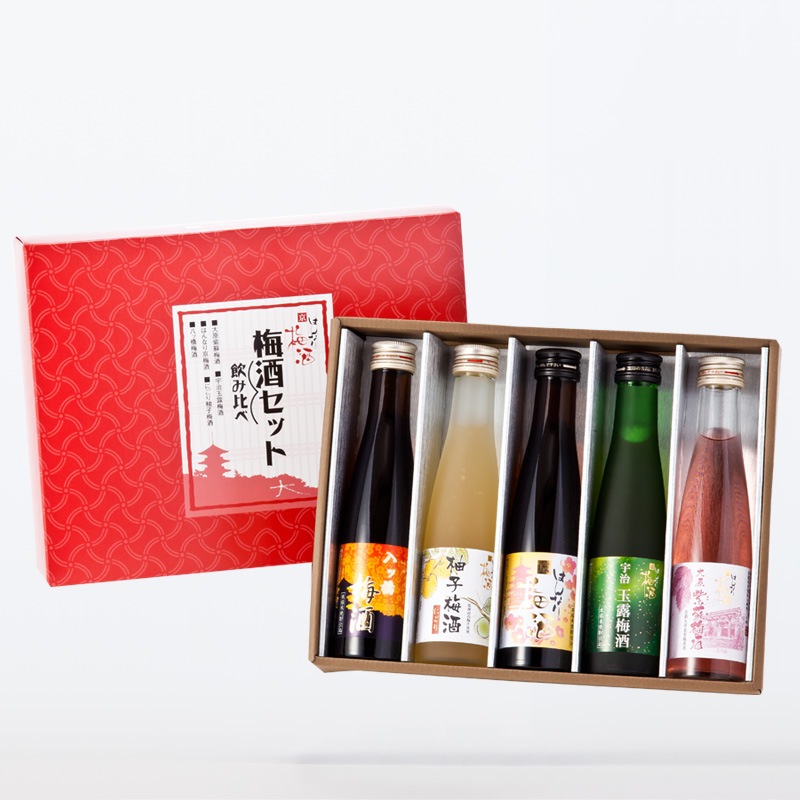 はんなり京梅酒セット 180ml×5本