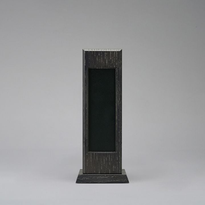 小祠位牌　回出　墨色　大/小