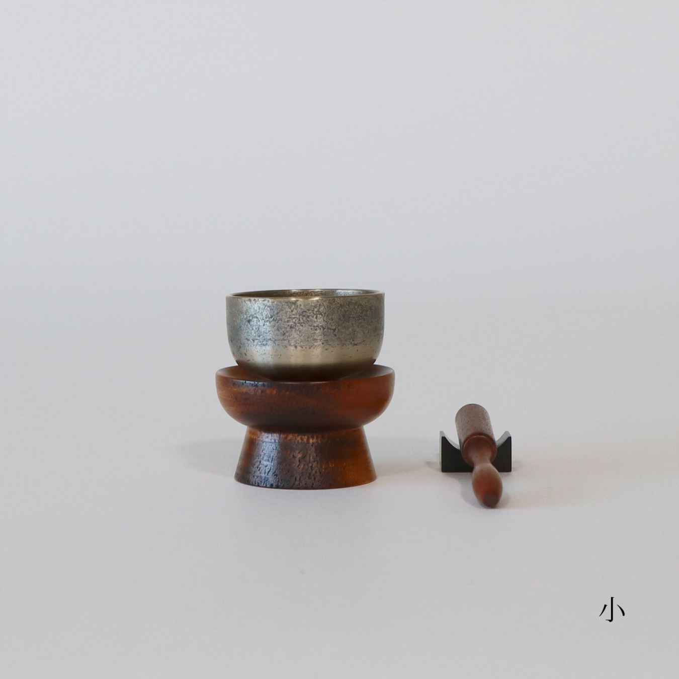 砂張リンセット 拭漆 小