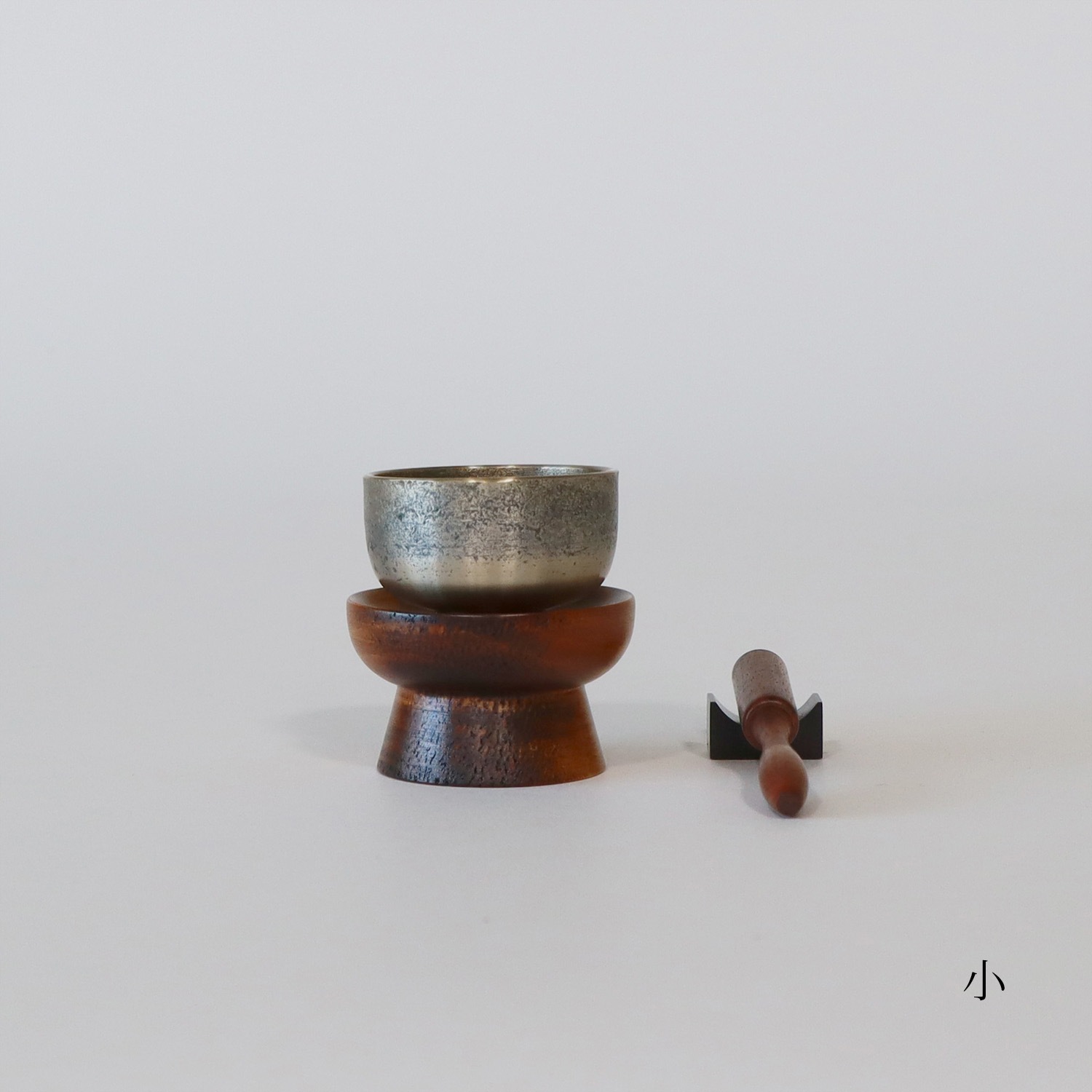 砂張リンセット 拭漆 小