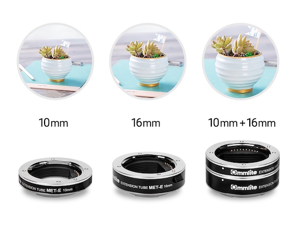 Commlite CM-MET-FX エクステンションチューブ（富士フイルムXマウント