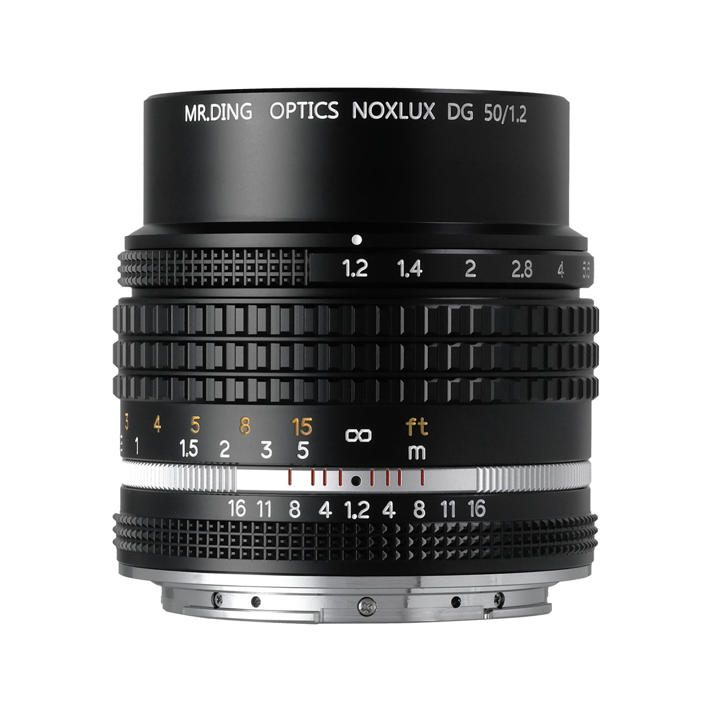 MR.DING Noxlux DG 50mm F1.2 大口径レンズ「ニコンZマウント
