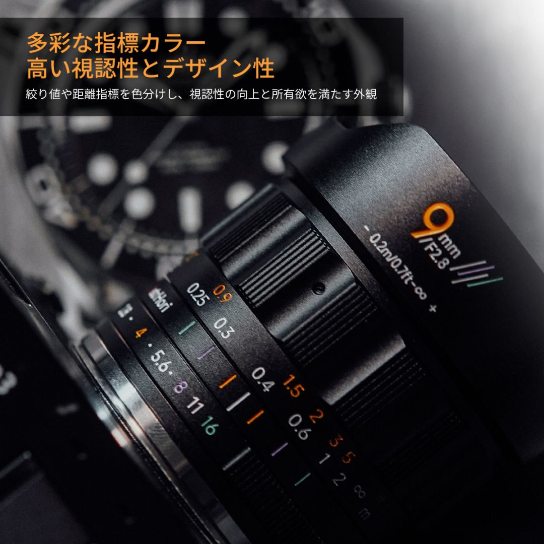 AstrHori 9mm F2.8 APS-C 単焦点レンズ マニュアルフォーカス 超広角